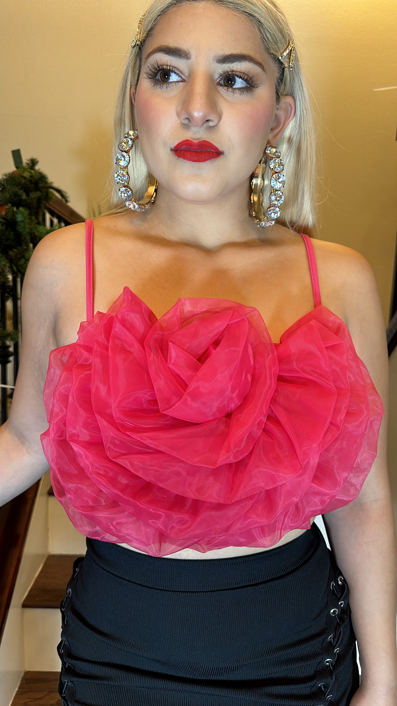 Rosalinda flower top