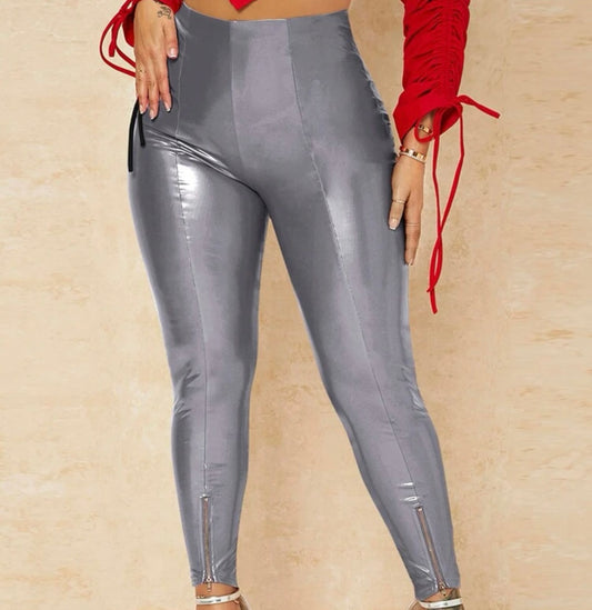 Outer space metallic pants