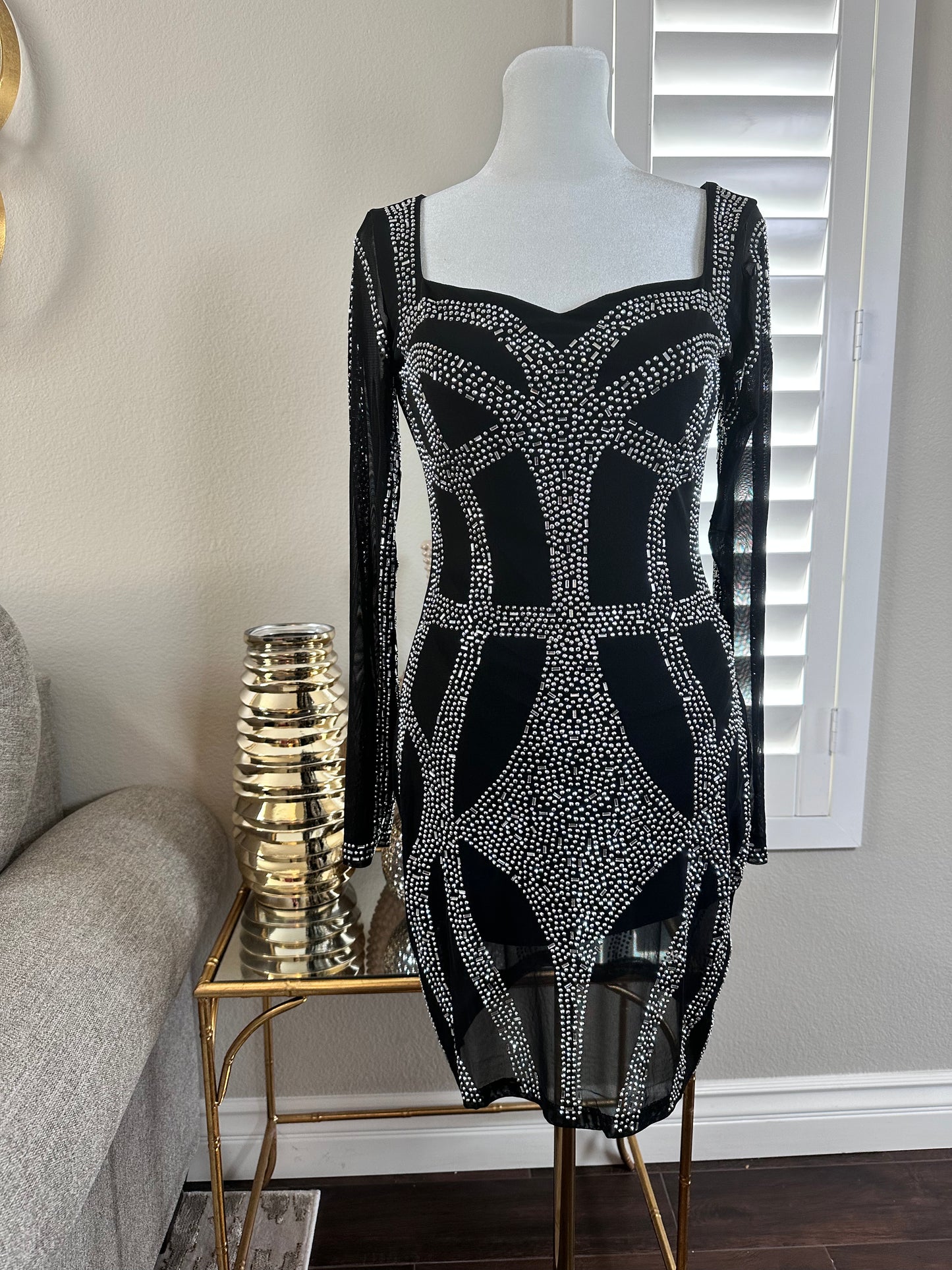 KHLOE DRESS BLACK